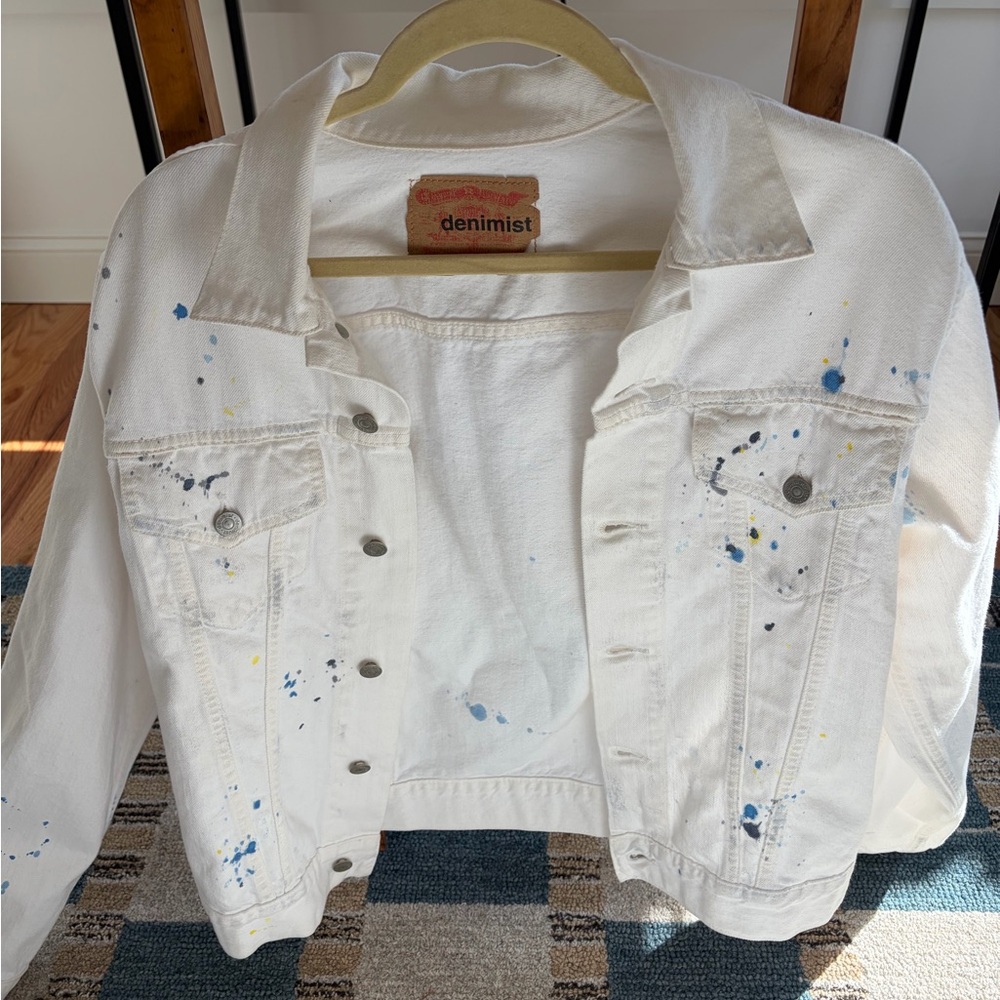 Denimist Agnes Splatter Paint Jacket size small